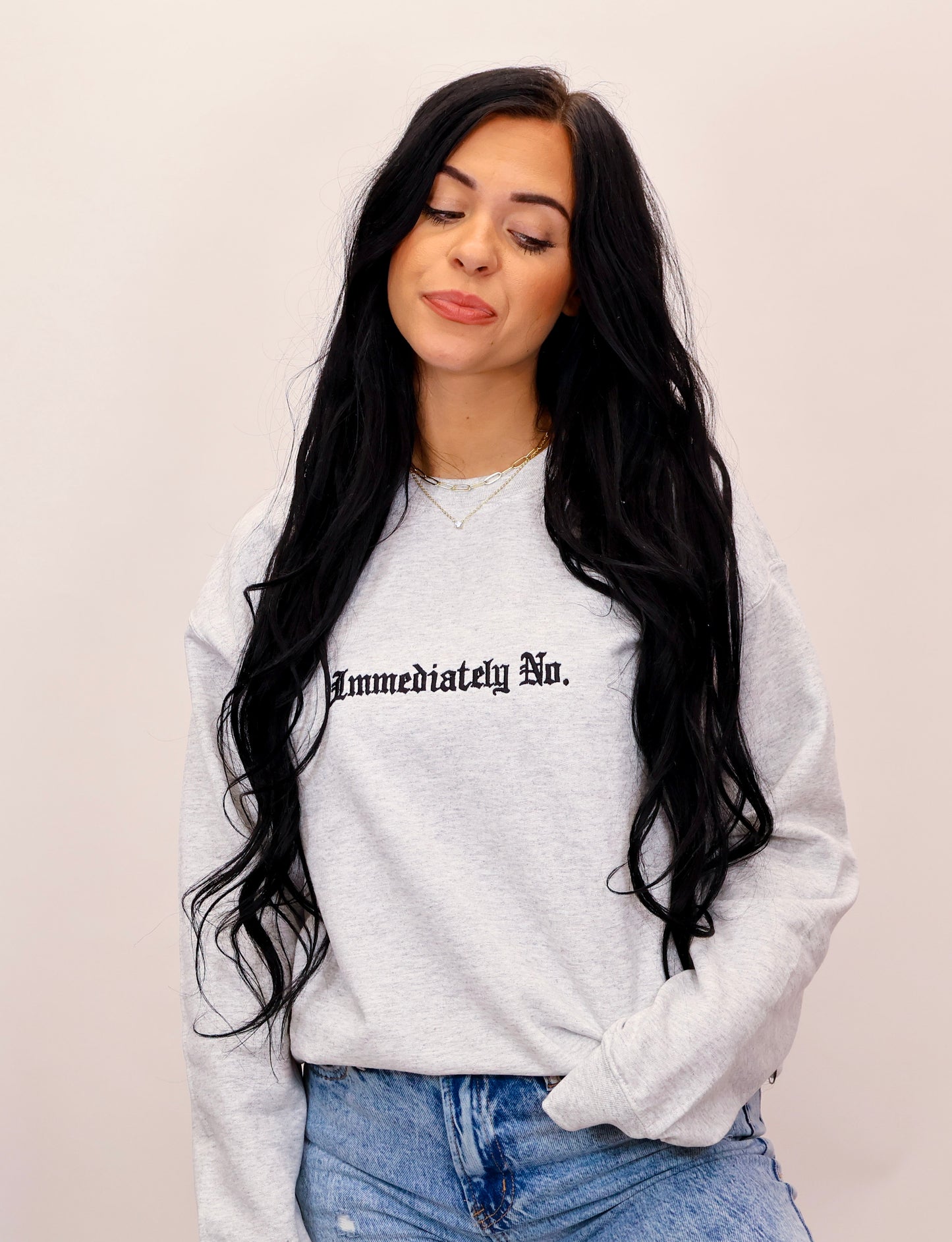 Immediately No Edgy Sweatshirt
