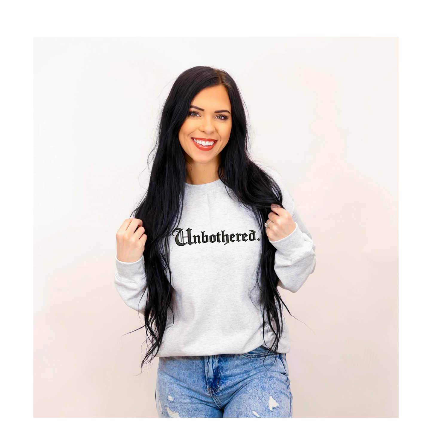 Unbothered Edgy Sweatshirt
